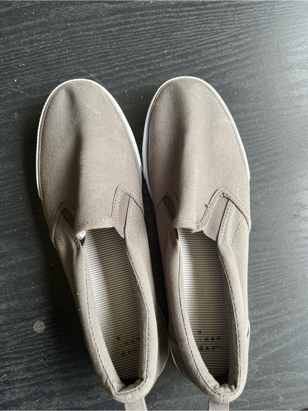 A New Day Slip on Canvas Shoes Size 10